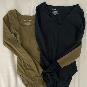 Set of 2 Everlane Bodysuits — XS